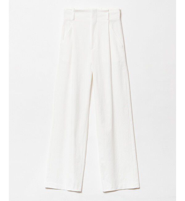 allureville「シェルタリングボタンベルトパンツ」|チノ|