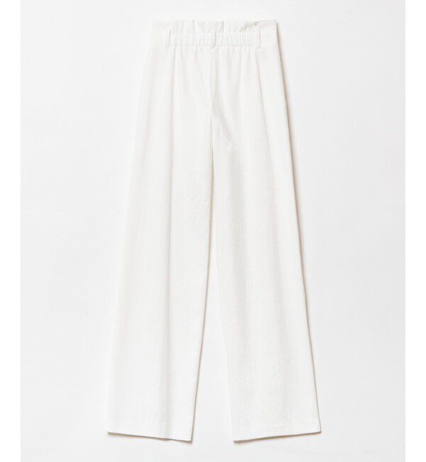 allureville「シェルタリングボタンベルトパンツ」|チノ|