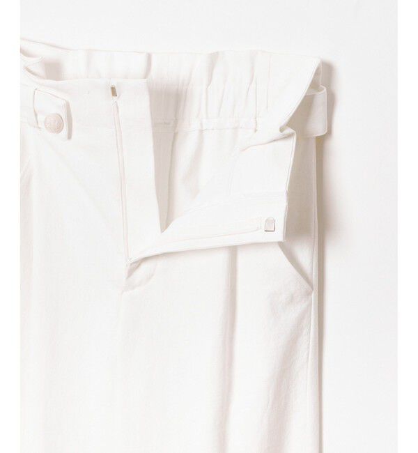 allureville「シェルタリングボタンベルトパンツ」|チノ|