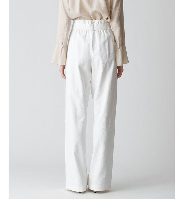 allureville「シェルタリングボタンベルトパンツ」|チノ|