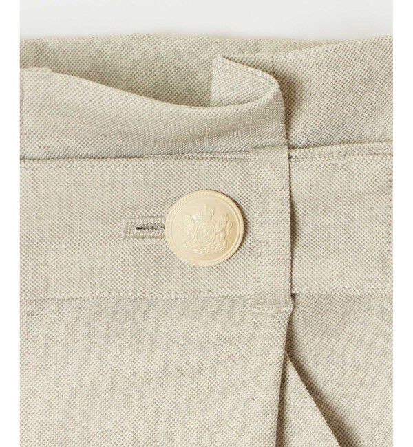 allureville「シェルタリングボタンベルトパンツ」|チノ|