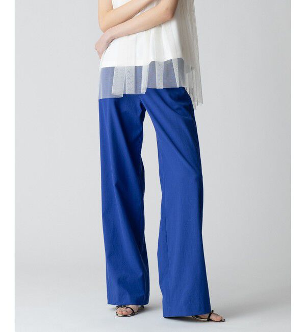 allureville「シェルタリングボタンベルトパンツ」|チノ|