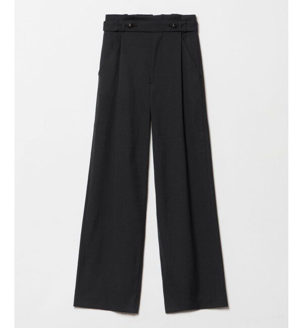 allureville「シェルタリングボタンベルトパンツ」|チノ|