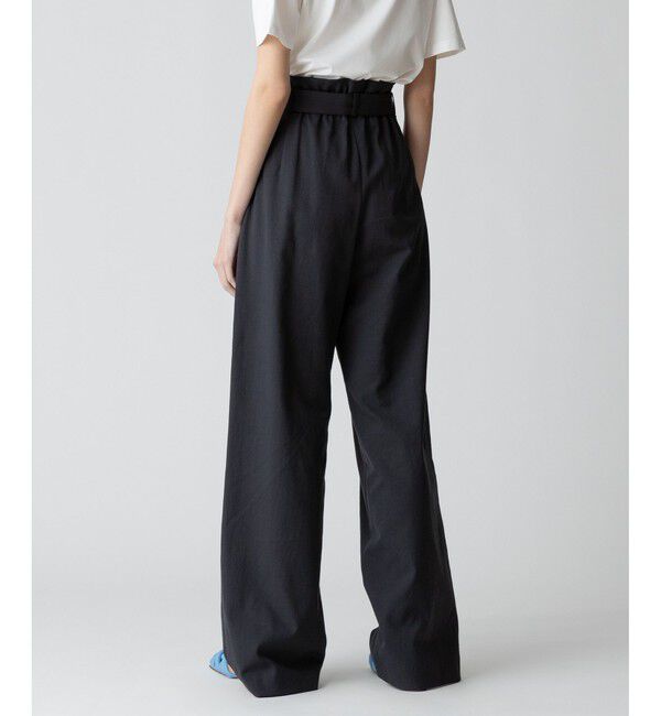 allureville「シェルタリングボタンベルトパンツ」|チノ|