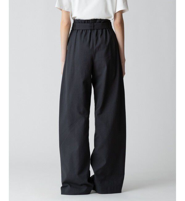 allureville「シェルタリングボタンベルトパンツ」|チノ|