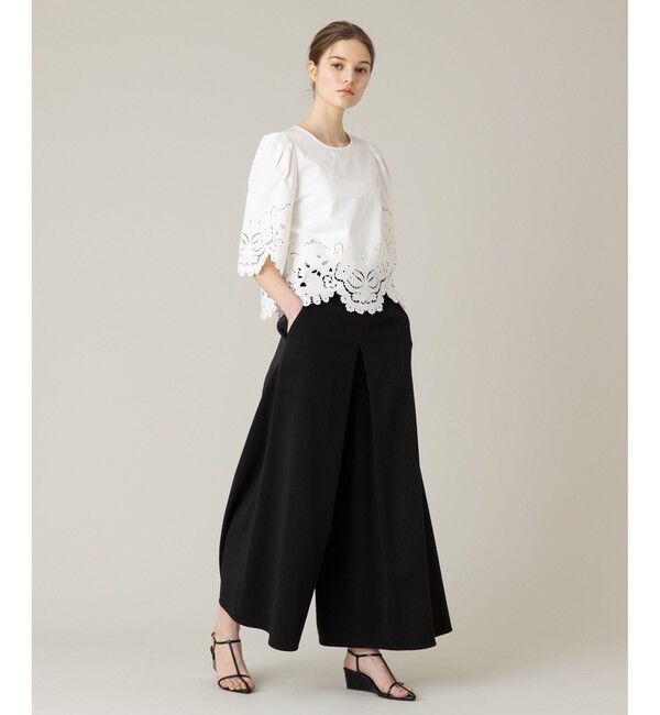 LOULOU WILLOUGHBY「【LOULOU WILLOUGHBY】コットンレース刺繍ブラウス」|シャツ・ブラウス|