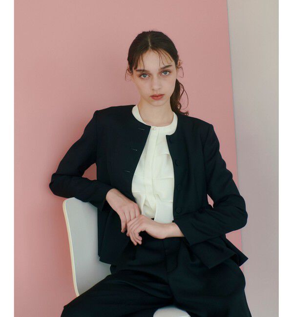 LOULOU WILLOUGHBY「【LOULOU WILLOUGHBY】ティアードフレアブラウス」|シャツ・ブラウス|