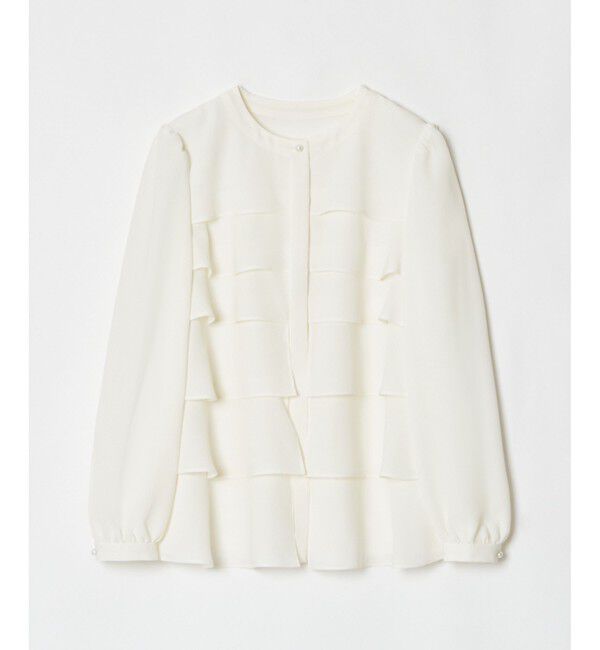 LOULOU WILLOUGHBY「【LOULOU WILLOUGHBY】ティアードフレアブラウス」|シャツ・ブラウス|