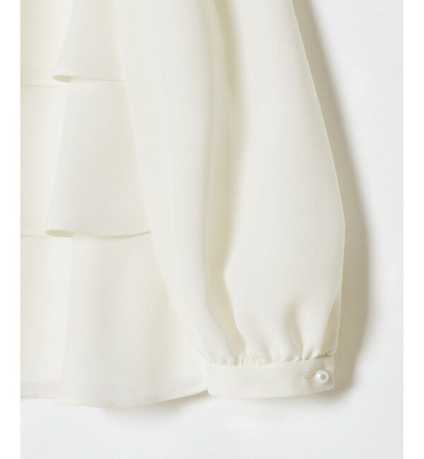 LOULOU WILLOUGHBY「【LOULOU WILLOUGHBY】ティアードフレアブラウス」|シャツ・ブラウス|