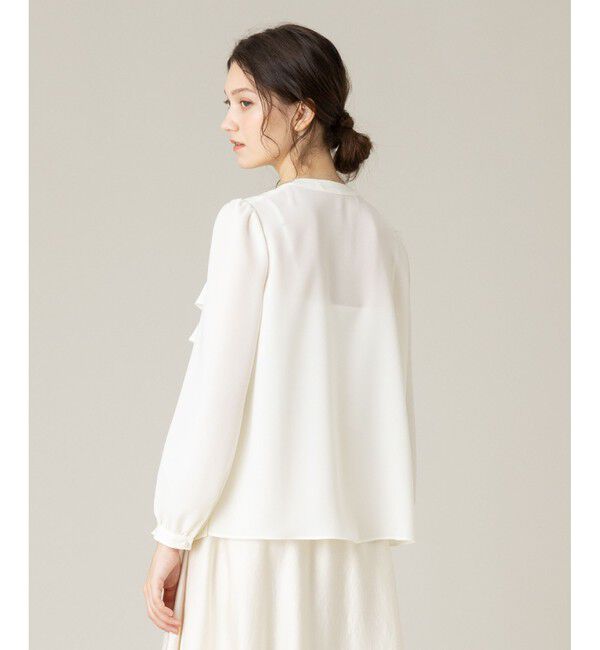 LOULOU WILLOUGHBY「【LOULOU WILLOUGHBY】ティアードフレアブラウス」|シャツ・ブラウス|