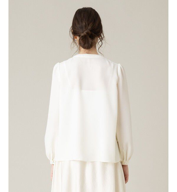 LOULOU WILLOUGHBY「【LOULOU WILLOUGHBY】ティアードフレアブラウス」|シャツ・ブラウス|