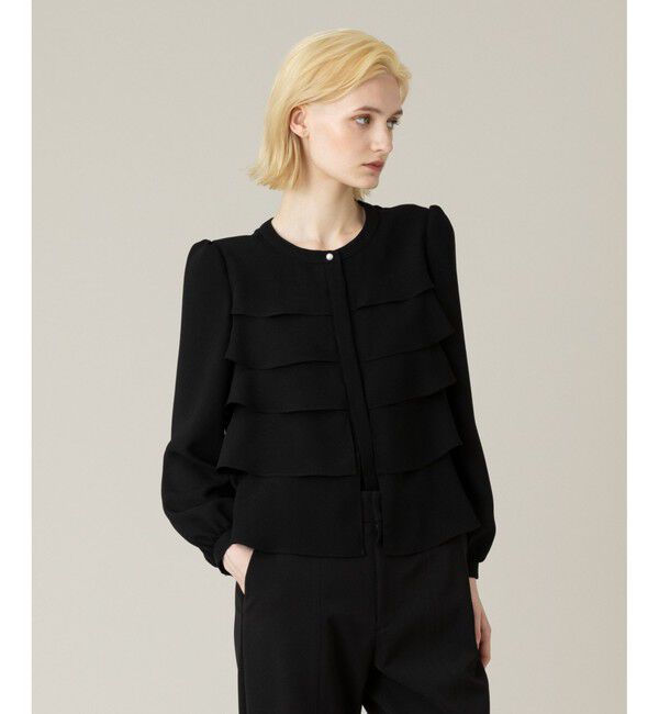 LOULOU WILLOUGHBY「【LOULOU WILLOUGHBY】ティアードフレアブラウス」|シャツ・ブラウス|