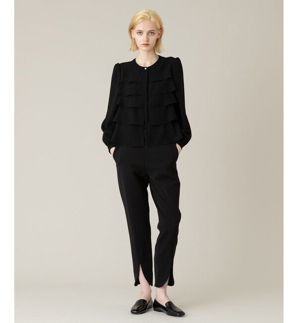 LOULOU WILLOUGHBY「【LOULOU WILLOUGHBY】ティアードフレアブラウス」|シャツ・ブラウス|