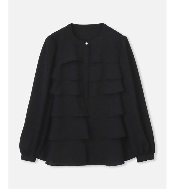 LOULOU WILLOUGHBY「【LOULOU WILLOUGHBY】ティアードフレアブラウス」|シャツ・ブラウス|