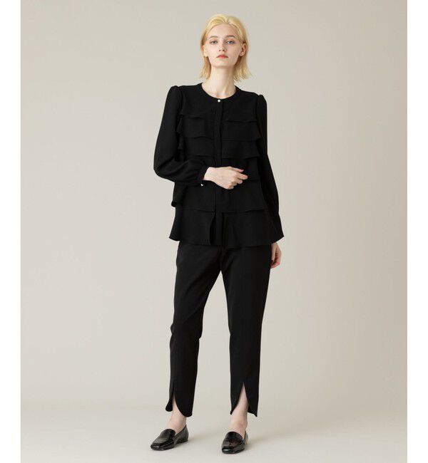 LOULOU WILLOUGHBY「【LOULOU WILLOUGHBY】ティアードフレアブラウス」|シャツ・ブラウス|