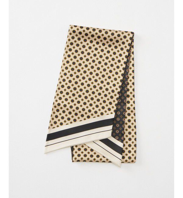 allureville「リバーシブルプリントタイ型スカーフ」|バンダナ・スカーフ|