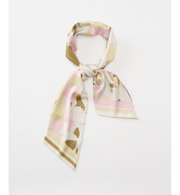 allureville「リバーシブルプリントタイ型スカーフ」|バンダナ・スカーフ|