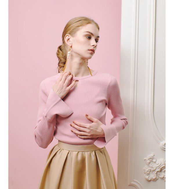 LOULOU WILLOUGHBY「【LOULOU WILLOUGHBY】2WAY RIB プルオーバー」|ニット・セーター|