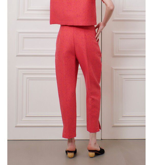 LOULOU WILLOUGHBY「【LOULOU WILLOUGHBY】グログランタックパンツ」|チノ|