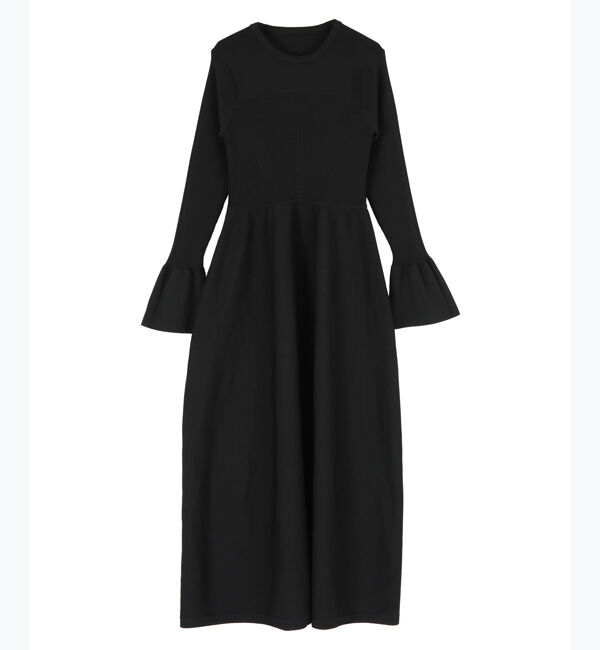 titivate「リブデザインニットワンピース」|ワンピース|