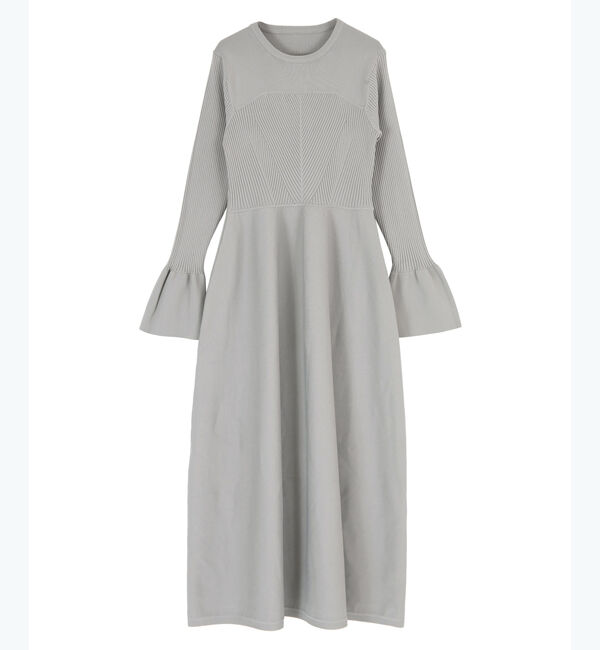 titivate「リブデザインニットワンピース」|ワンピース|