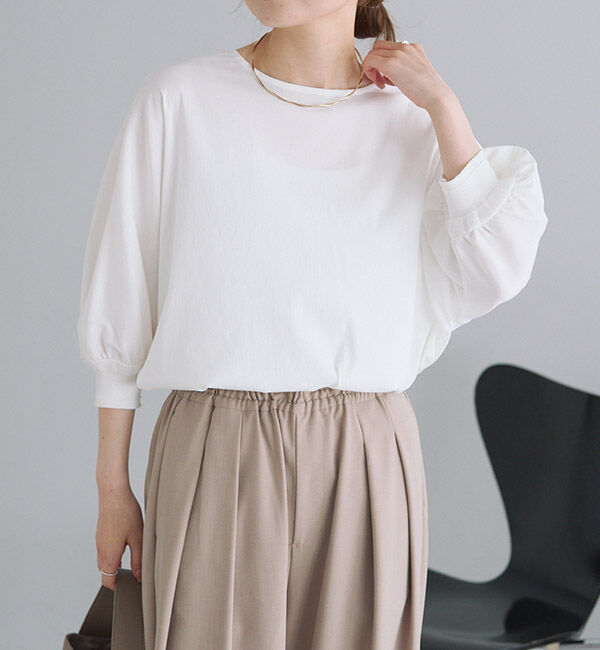  「《リバイバル》万能ハーフスリーブブラウス」|シャツ・ブラウス|