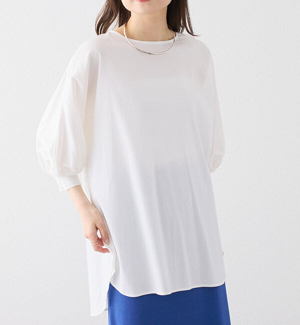  「《リバイバル》万能ハーフスリーブブラウス」|シャツ・ブラウス|