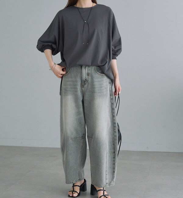  「《リバイバル》万能ハーフスリーブブラウス」|シャツ・ブラウス|