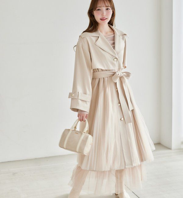  「チュールトレンチコート」|その他|