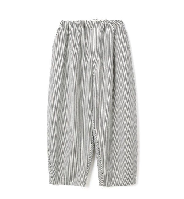 mizuiro ind「mizuiro ind ヒッコリーワイドテーパードパンツ」|その他|