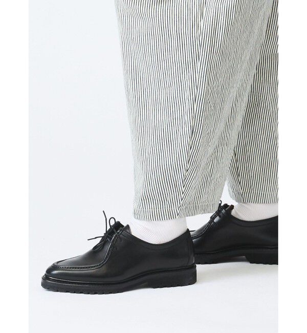 mizuiro ind「mizuiro ind ヒッコリーワイドテーパードパンツ」|その他|