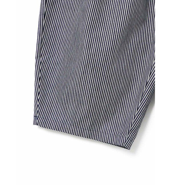 mizuiro ind「mizuiro ind ヒッコリーワイドテーパードパンツ」|その他|