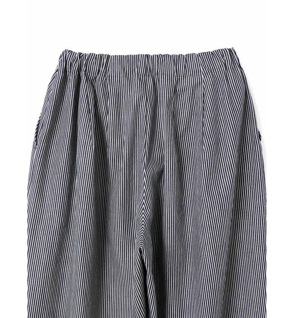 mizuiro ind「mizuiro ind ヒッコリーワイドテーパードパンツ」|その他|