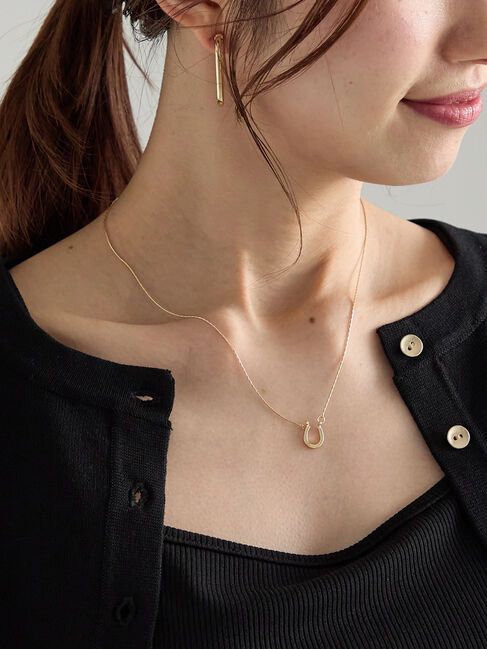 Te chichi「ホースシュープチネックレス」|ネックレス|ゴールド