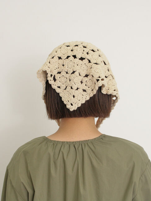 Samansa Mos2「モチーフニットバブーシュカ」|その他|