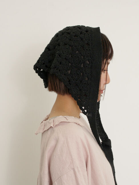 Samansa Mos2「モチーフニットバブーシュカ」|その他|