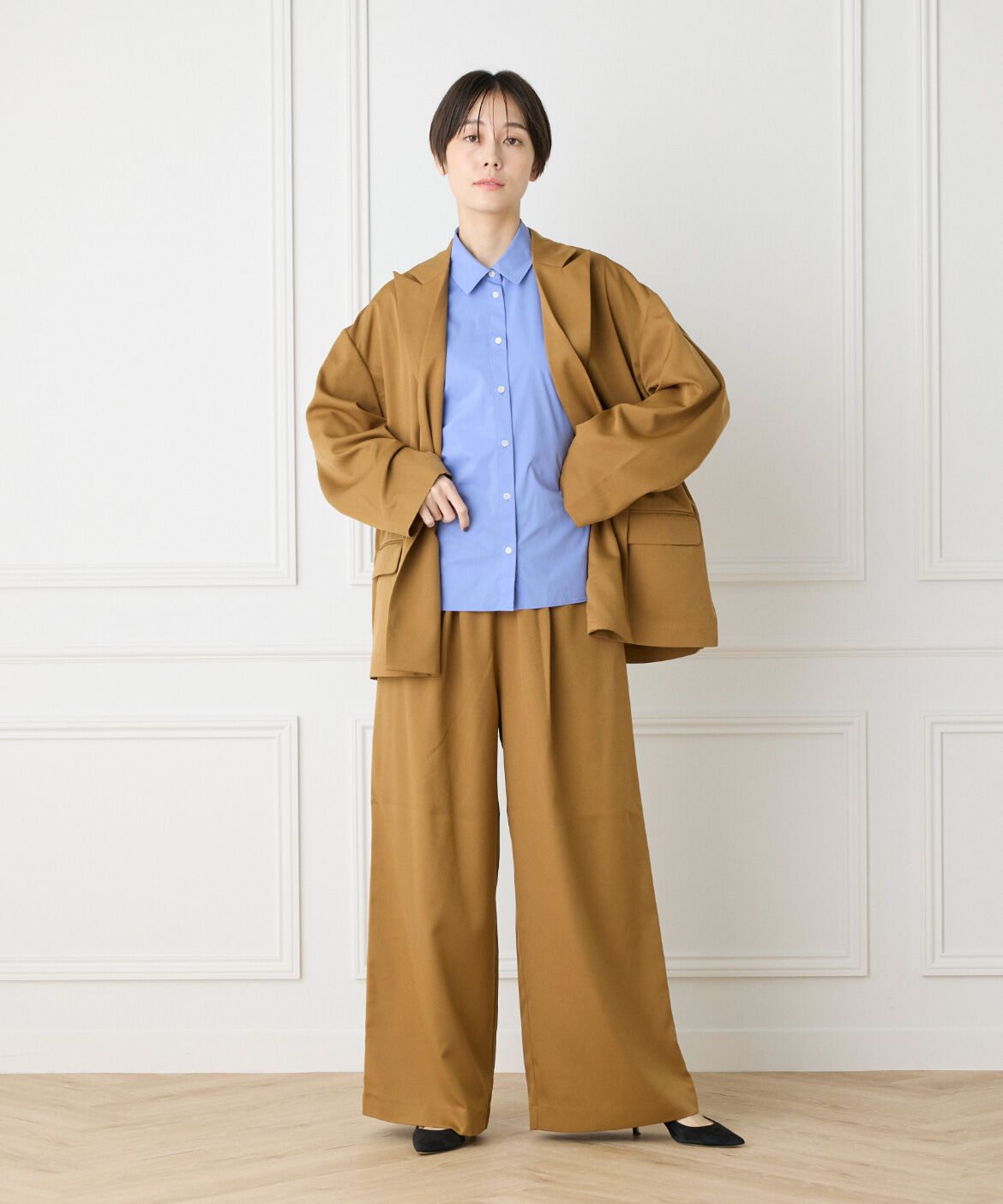 I.T.'S international「《ユニセックス》ライトツイルダブルジャケット」|テーラードジャケット|