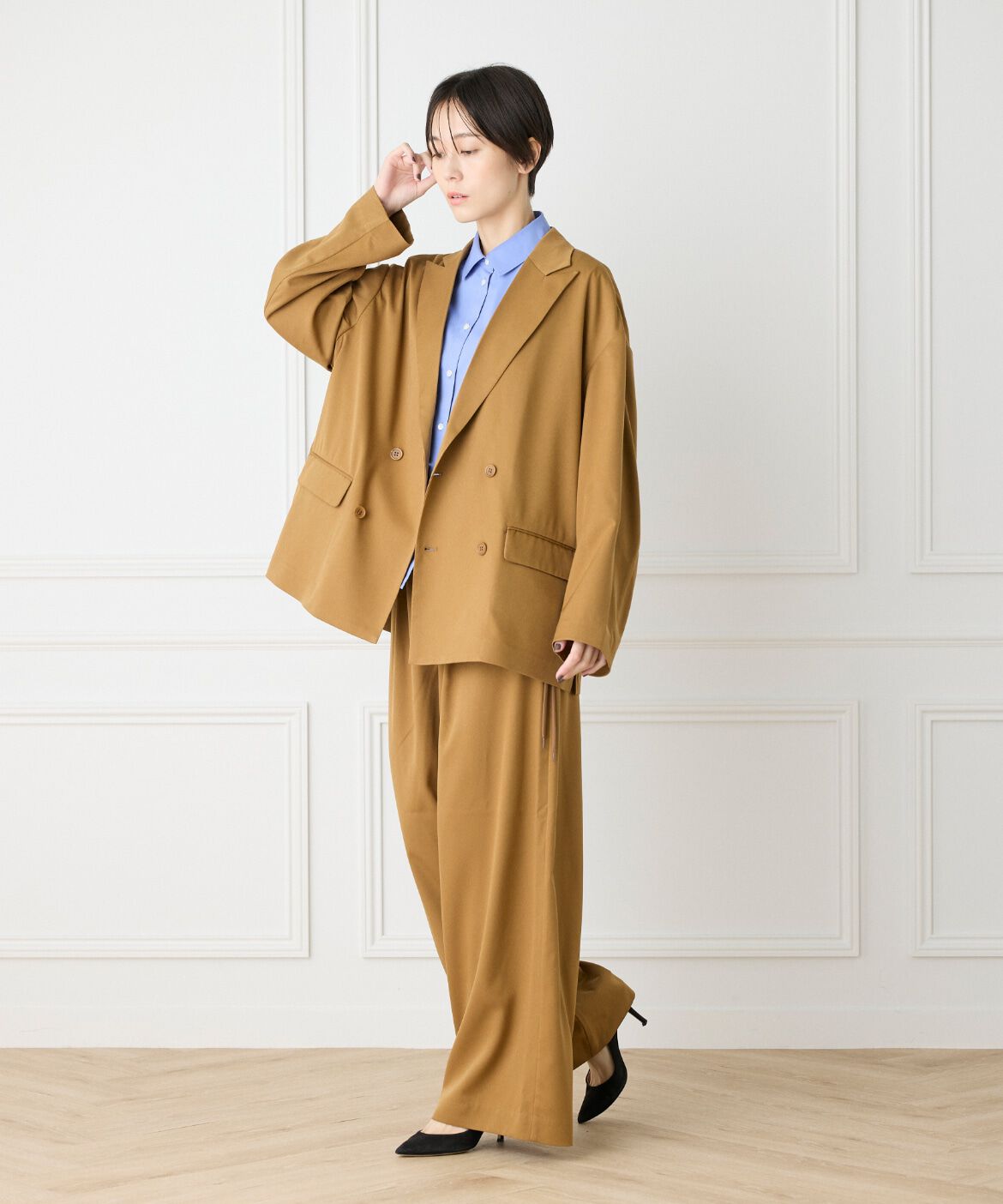 I.T.'S international「《ユニセックス》ライトツイルダブルジャケット」|テーラードジャケット|