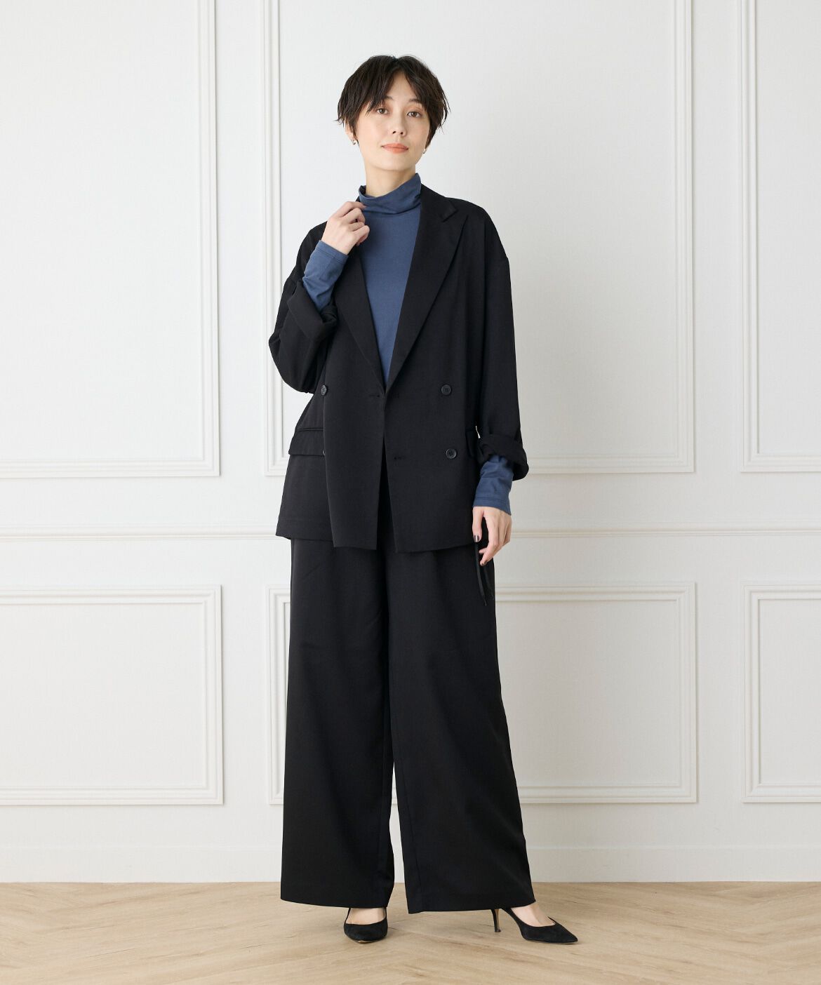 I.T.'S international「《ユニセックス》ライトツイルダブルジャケット」|テーラードジャケット|