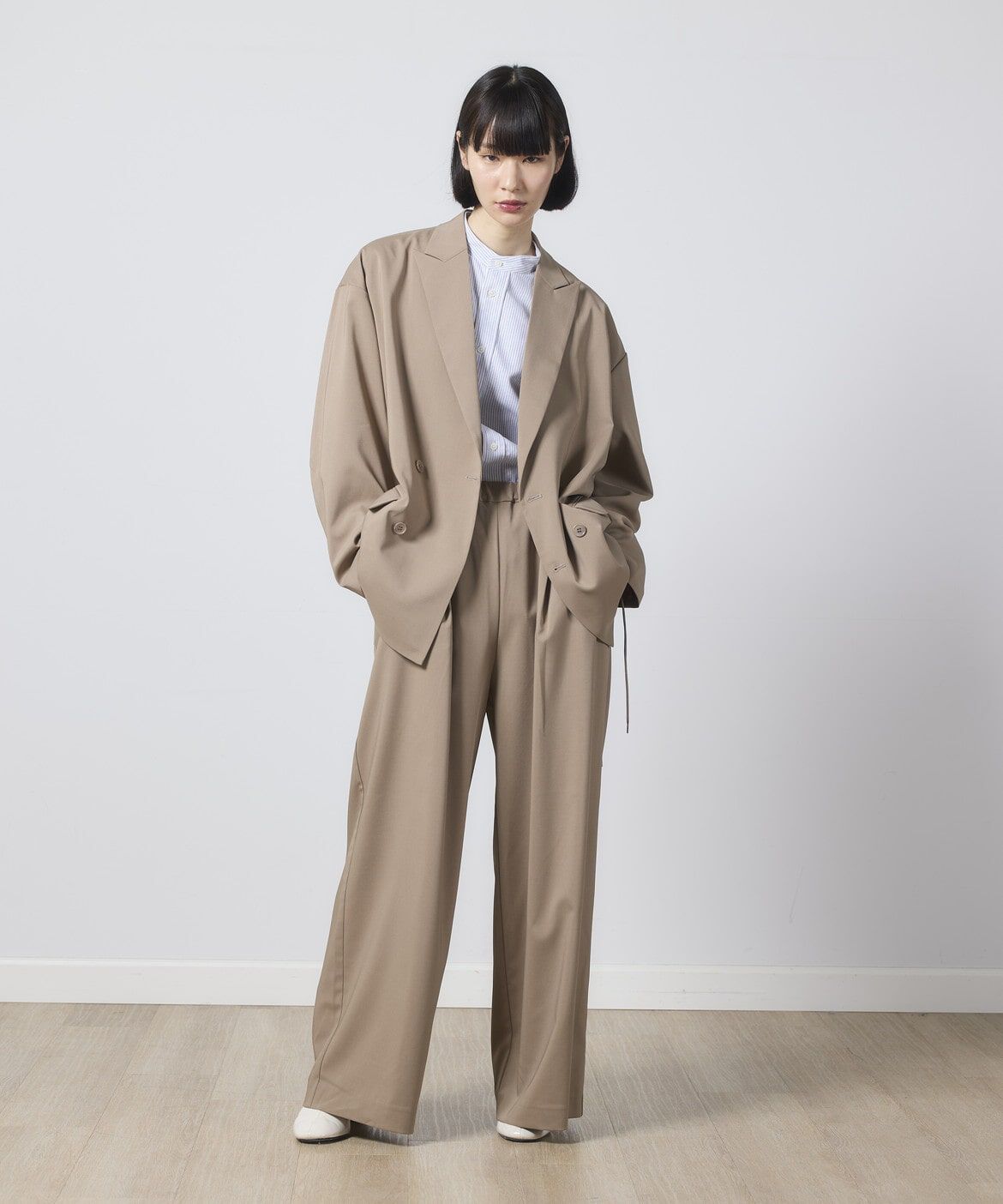 I.T.'S international「《ユニセックス》ライトツイルダブルジャケット」|テーラードジャケット|