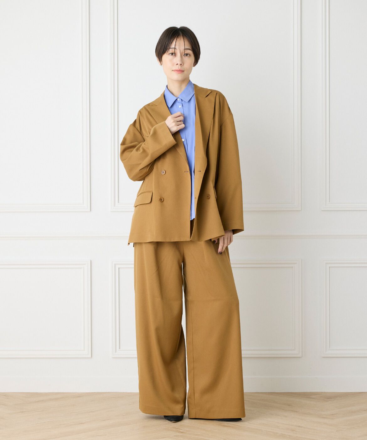 I.T.'S international「《ユニセックス》ライトツイルダブルジャケット」|テーラードジャケット|