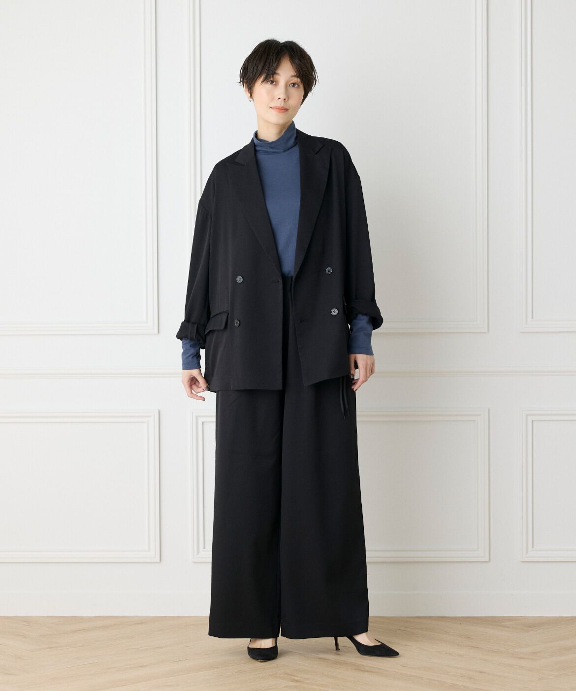 I.T.'S international「《ユニセックス》ライトツイルダブルジャケット」|テーラードジャケット|