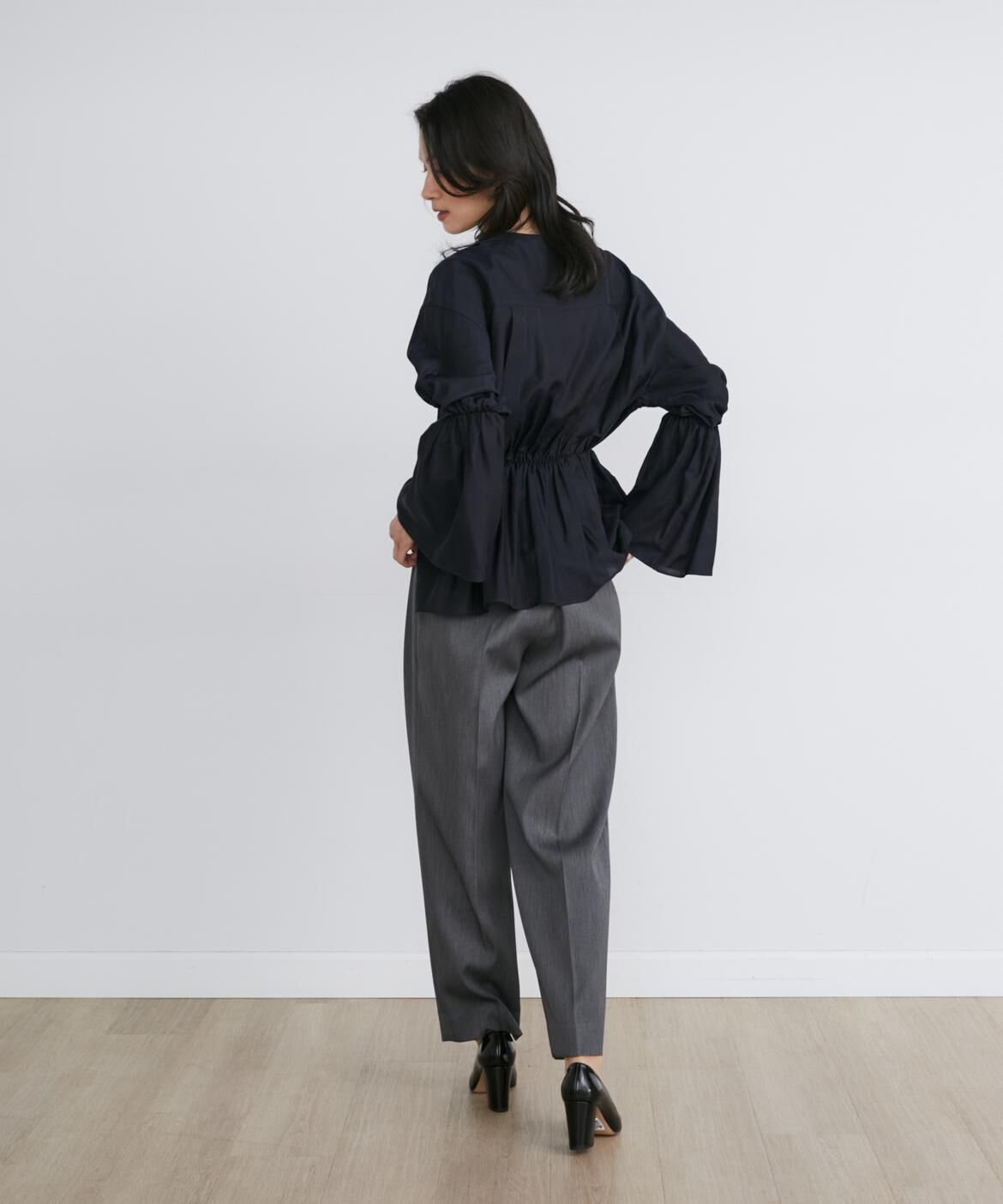 INED「ダブルタックパンツ《la veille by SUPERIOR CLOSET》」|スラックス|