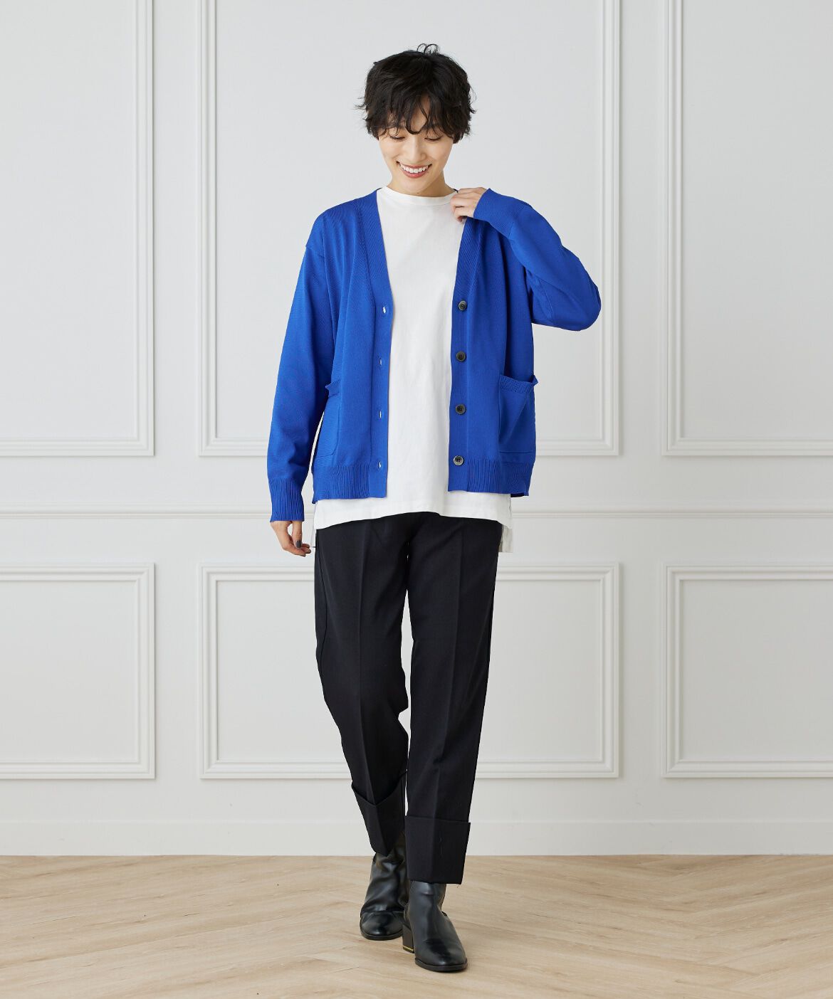 I.T.'S international「ウールライクロールアップテーパードパンツ」|その他|