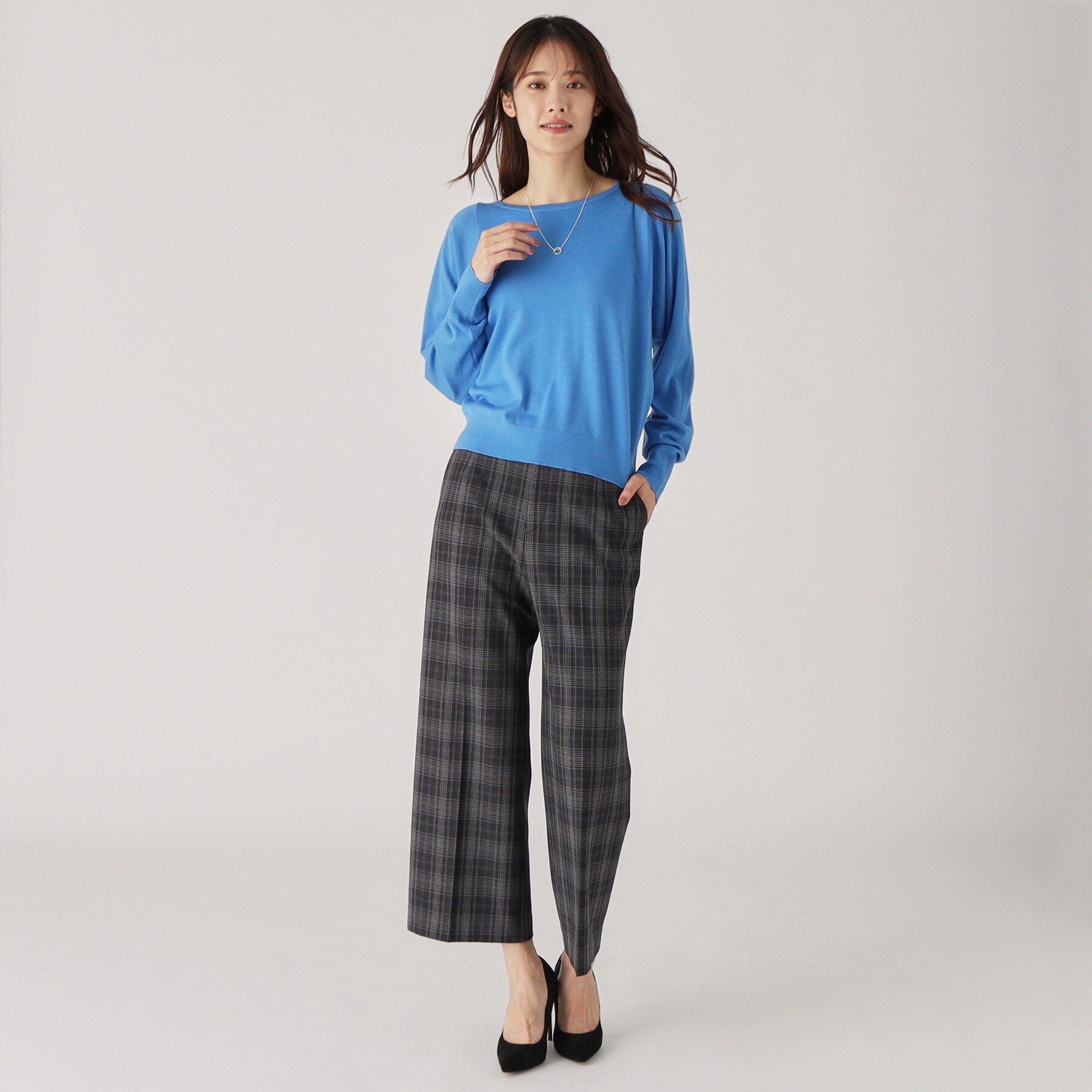 COUP DE CHANCE「【カシミヤ混】ハイゲージニットトップス」|ニット・セーター|