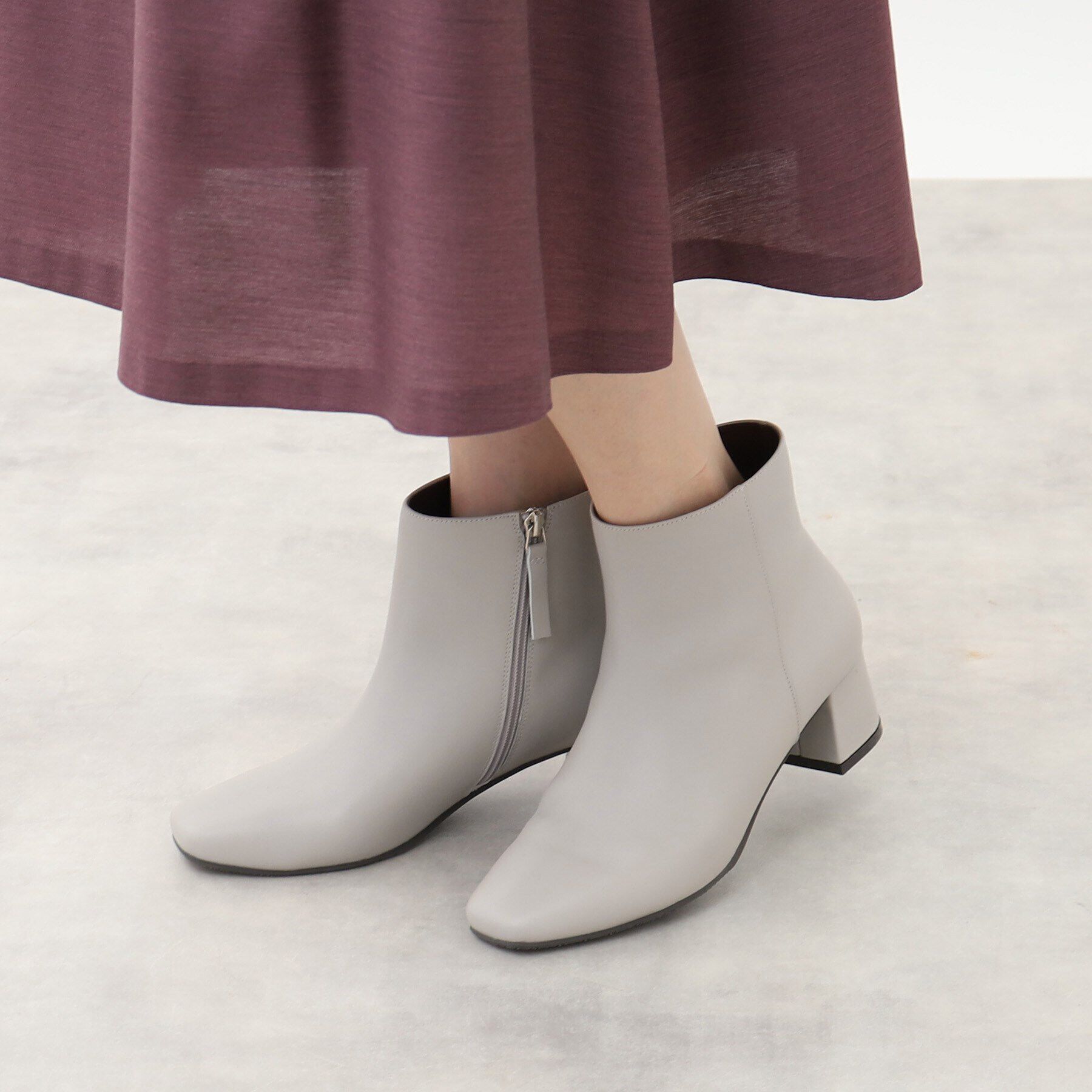 Reflect「【至福の履き心地／足元キレイ見え】やみつきショートブーツ」|ショートブーツ|