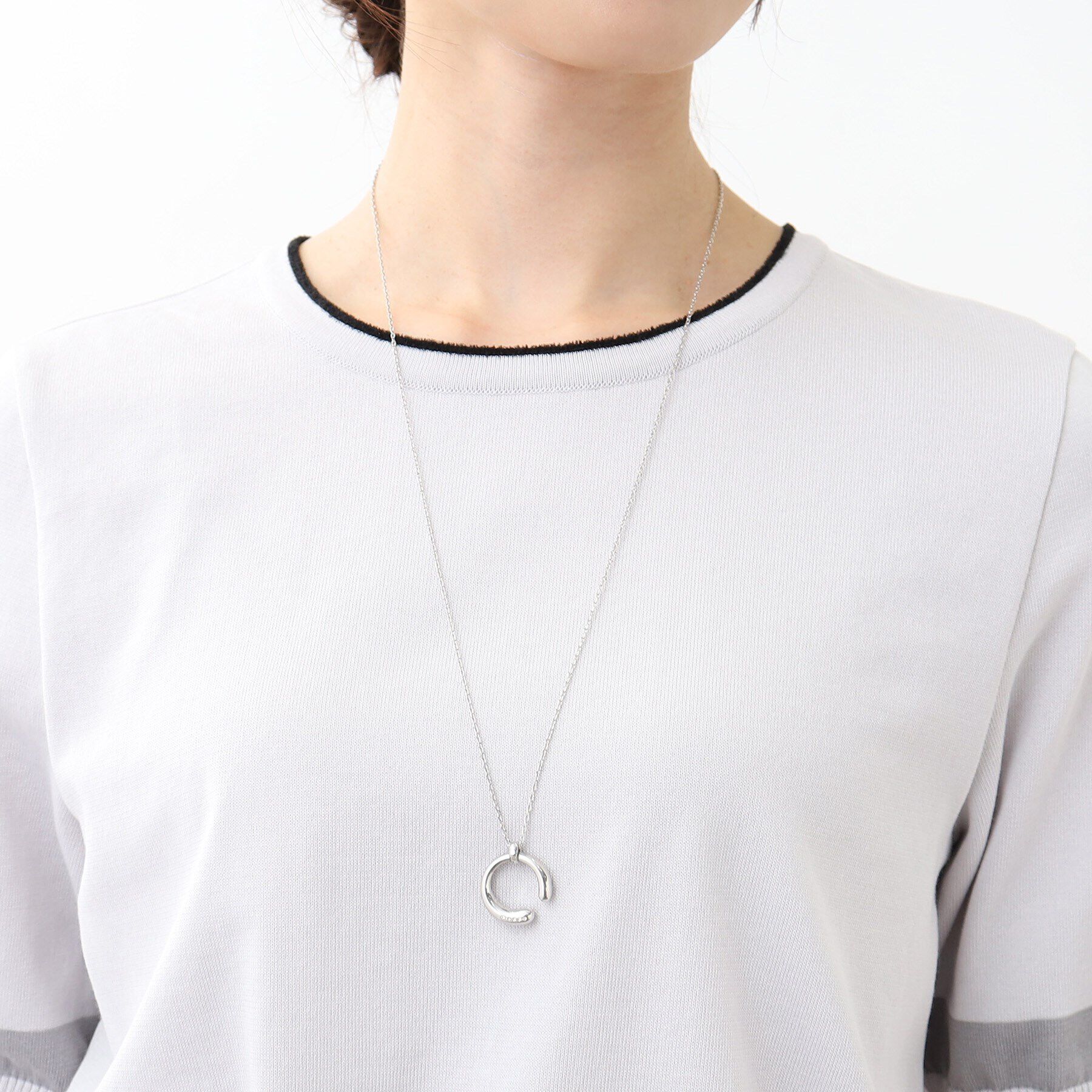 Reflect「リングラインストーンネックレス」|ネックレス|