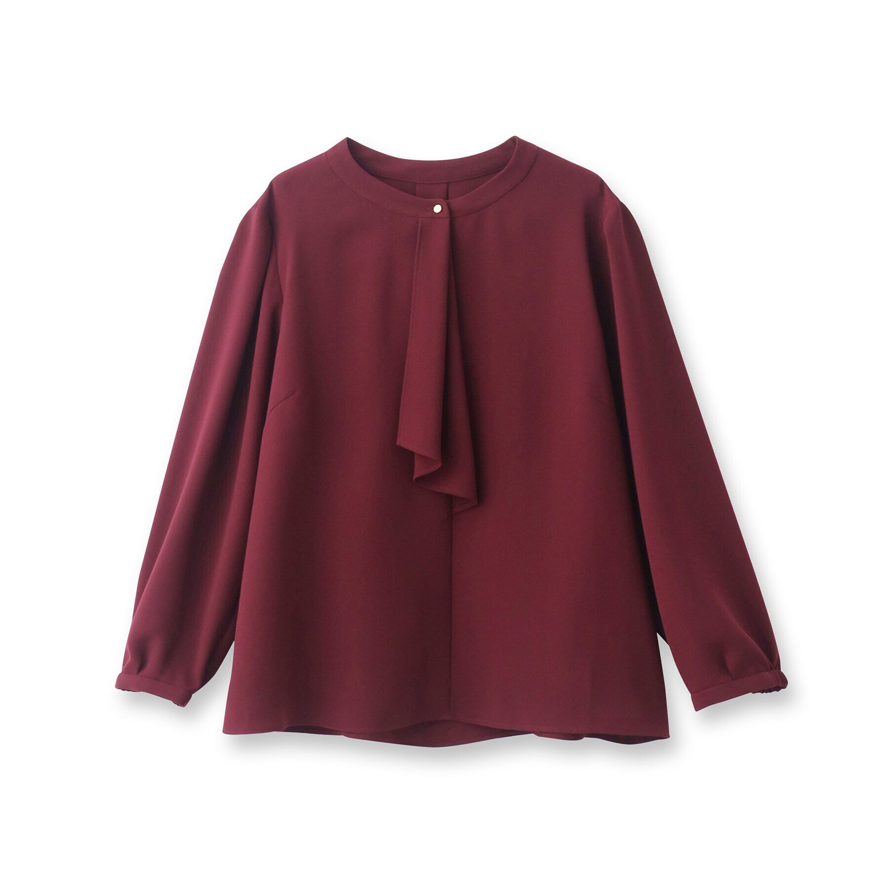 Reflect「【WEB限定カラーあり／接触冷感／マシンウォッシュ】ボータイ風デザインブラウス」|シャツ・ブラウス|