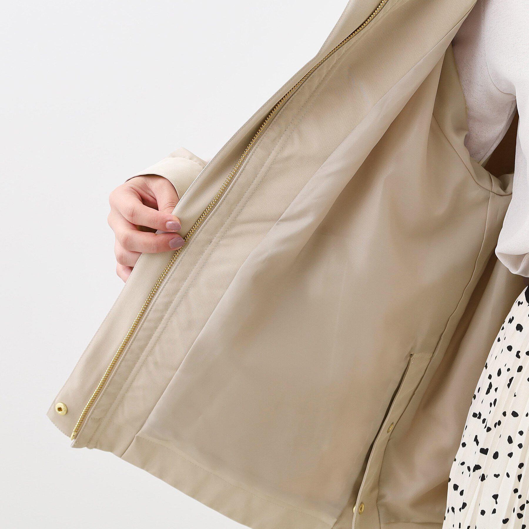 Reflect「【E‐QUALITY／手洗い可】コクーンシルエットアウター」|ブルゾン・スタジャン|