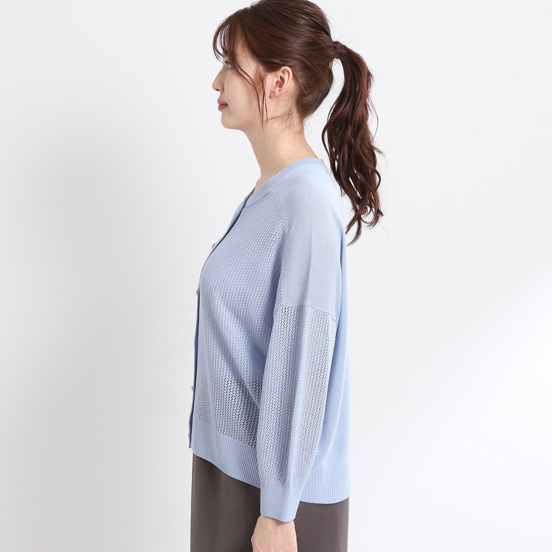 Reflect「【E‐QUALITY／手洗い可】ドライタッチカーディガン」|カーディガン|